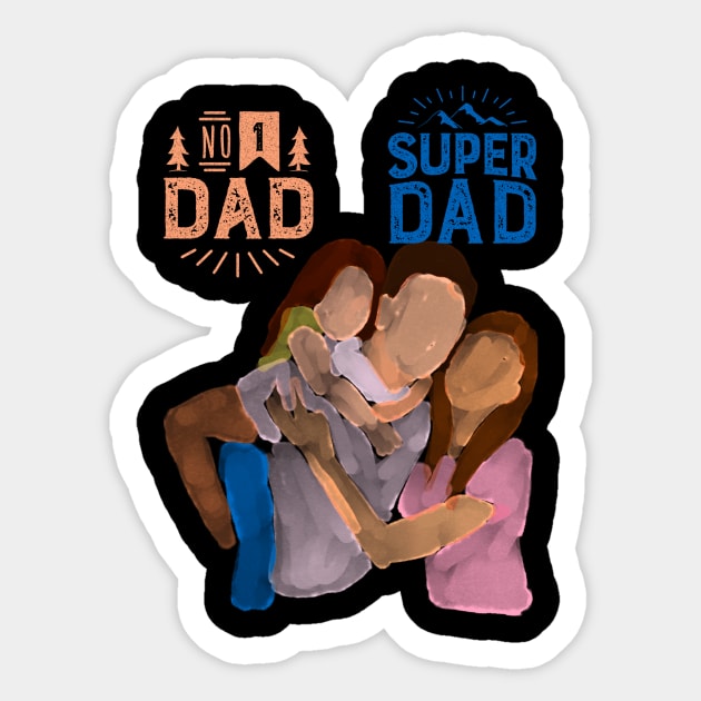 dad Sticker by AMINOS ART